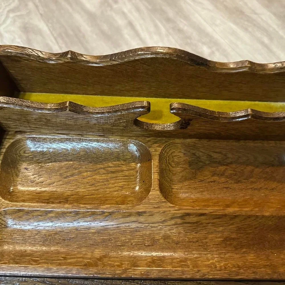 Mid-Century Modern wooden men's valet